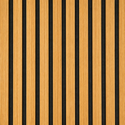 Akustisches Holz-Lamellenpaneel für Wände 270x110 cm